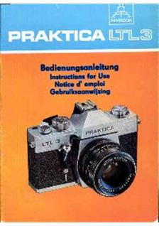 Praktica (VEB) LTL 3 manual. Camera Instructions.